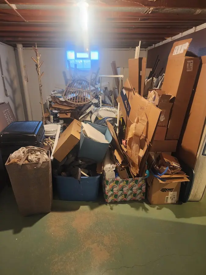 Roll-off dumpster container at job site for Roll Off Dumpster Rental in Terrace Heights